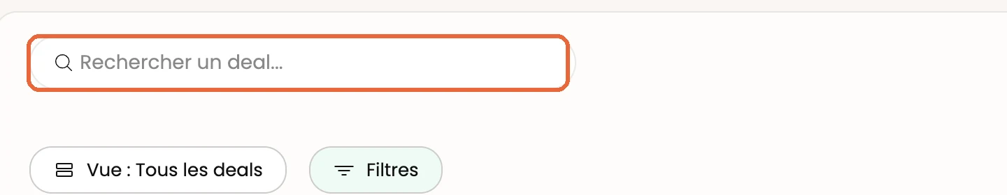Le champ de recherche