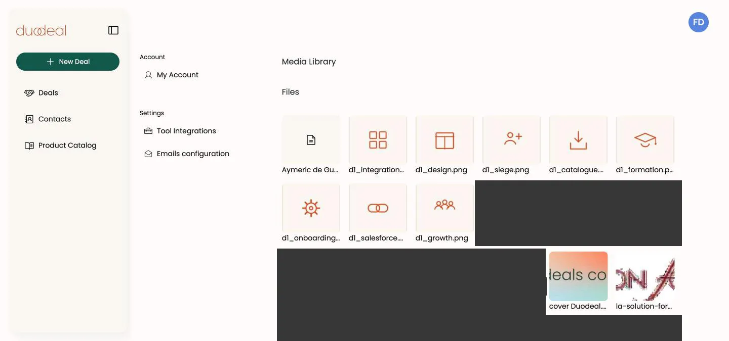 Page Catégories de prix